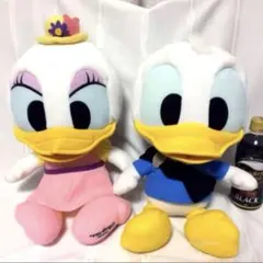 ディズニー　ドナルド　デイジー　ぬいぐるみ　２個ペア