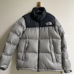THE NORTH FACE ダウン　ヌプシ & ブランケット グレー