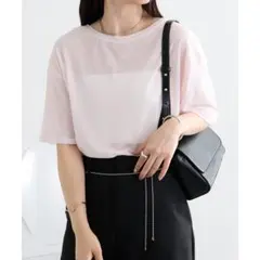 mystic 半袖シアーTシャツ ピンクのサムネイル