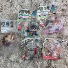 呪術廻戦　ガチャガチャ　まとめ売り　おねむたん　ふでマメ　アクリルキーホルダー5