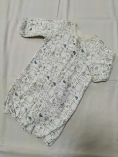 2wayオール　50-60　長袖　ねこ　くま　とり　動物　アニマル　男の子