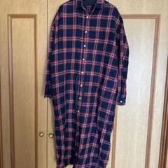 JOURNAL STANDARD チェック柄ロングシャツワンピース