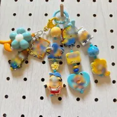 ハンドメイド ジャラジャラキーホルダー