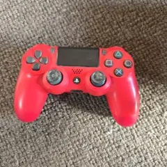 ジャンク品　DUALSHOCK 4 レッドワイヤレス コントローラー 箱付き