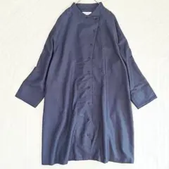 Golden Bear リネン混シャツワンピース　LL　ワイド　ポケット有