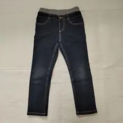 GITA ウエストリブ ストレッチデニムロングパンツ 110cmのサムネイル