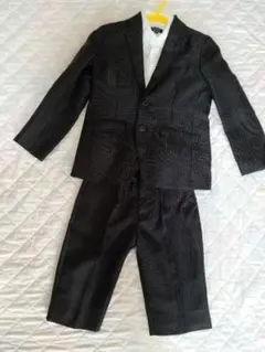マザウェイズ　黒 スーツセット 130　フォーマル　発表会　卒業式　結婚式