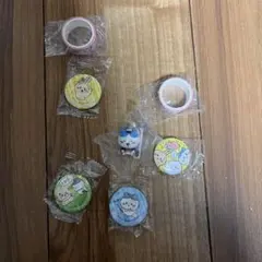 ちいかわ スシローコラボ缶バッチ＆マスキングテープ