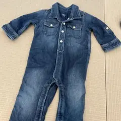 babyGap デニムロンパース 12-18m 股下スナップ