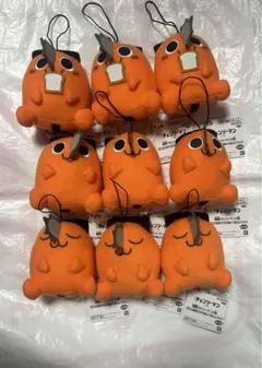 新品3種3セット チェンソーマン コロンとおすわりポチタぬいぐるみコレクション❷