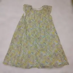 美品　タルティーヌエショコラ　ワンピース　花柄　リバティ　140