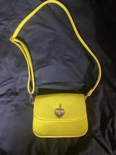 GLOBAL WORK イエロー ショルダーバッグ