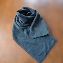 ユニクロ UNIQUE CLOTHING フリース マフラー ダークグレー