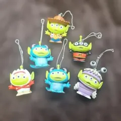 ピクサーコスチュームエイリアンプラプラマスコット コンプリートセット おまけ付き