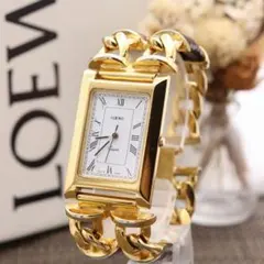 稼働品✨️LOEWE 腕時計 クォーツ アナグラム ヴィンテージ 稼働品✨️LOEWE 腕時計 クォーツ アナグラム ヴィンテージ