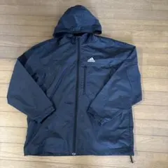 adidas フード付きジャケット 黒