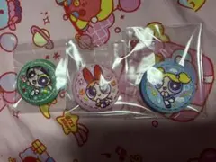 パワーパフガールズ 刺繍缶バッジ ブロッサム バブルス バターカップ