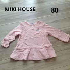 MIKI HOUSE ドット柄 トップス 80