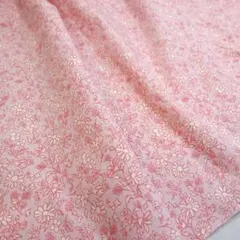 ホーミーコレクション生地　DH10061-A ボタニカル　ピンク