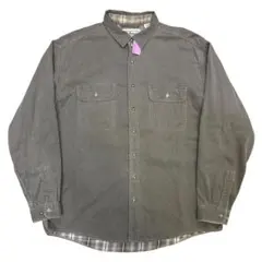 90s usa製 LL.Bean 裏ネル ワークシャツ アウトドア