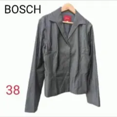 【格安】BOSCH ボッシュ テーラードジャケット ストレッチ グレー 38 M