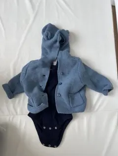 baby GAP カーディガンとロンパースセット 3-6ヶ月