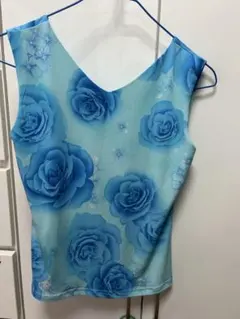 donight Ca バラのタンクトップ