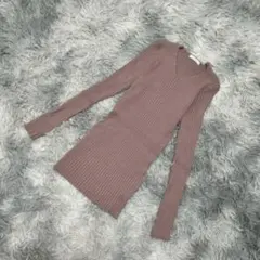 未使用級『ITEMS URBAN RESEARCH』リブニット　長袖　ロング丈