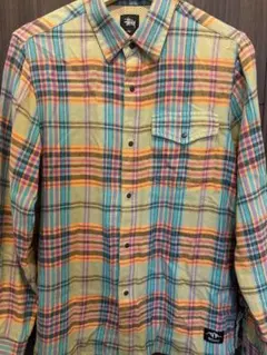 【希少】00''s old stussy ネルシャツ長袖シャツのサムネイル