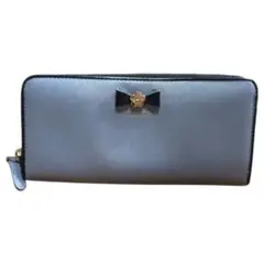 MARY QUANT マリークワント 長財布 デイジー 水色 美品
