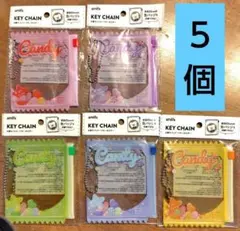 セリア　お菓子パッケージキーホルダー　５個セット　缶バッチ　オタ活　ヲタコレ　1のサムネイル