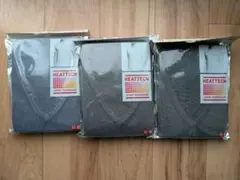 ヒートテックVネックT9分袖　3枚組