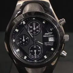 シチズン OXY エコドライブ GMT 24時間計 黒文字盤 稼働品 希少モデル 