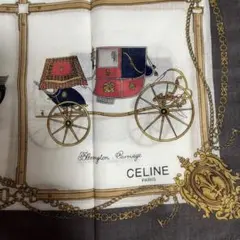 CELINE 馬車柄 大判スカーフ バンダナのサムネイル