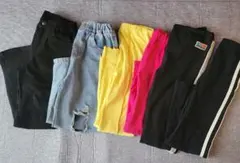 フレアパンツ　レギンス　デニム 130サイズ　セット売り