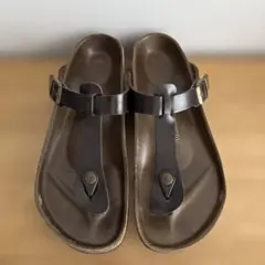 Birkenstock ブラック トングサンダル ギゼ 41 26.5 - メルカリ