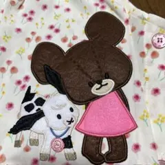 保育士 エプロン Jackie くまのがっこう