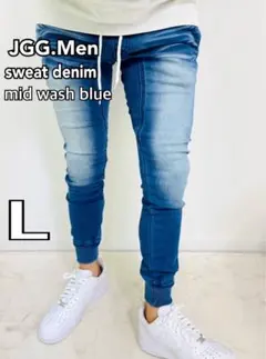 JGG.Men ジェギングメン スウェットデニム スキニーパンツ mwaxl 