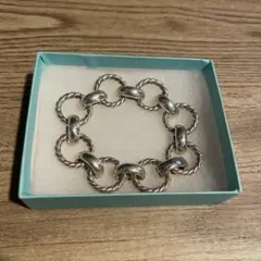 Tiffany&Co. VINTAGE ツイストサークルリンクブレスレット