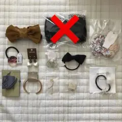 イヤリング ヘアアクセサリー等 11点セット