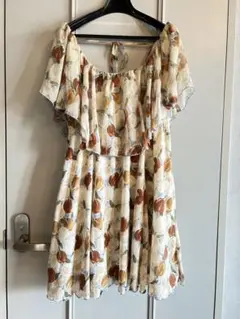 Snidel フローラルオフショルダー半袖トップス