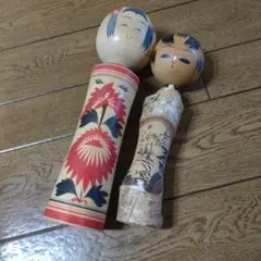 こけし2体セット　鳴子こけし　長瀞