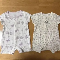 ロンパース 半袖 コットン 60〜70サイズ 2点セット