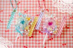 ロリポップキャンディバッグチャーム♡ハンドメイド