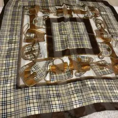 90s BURBERRY LONDON スカーフ柄 ノバチェック ギガ シャツ - メルカリ