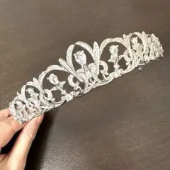 3/16迄‼️Stella Bridal ステラブライダル　ティアラ　低め　結婚式