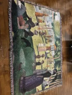 多色人物風景ラグ・カーペット