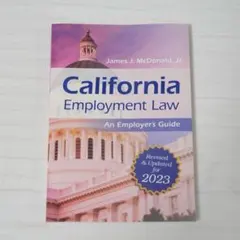 California Employment Law 2023 洋書