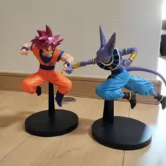 ドラゴンボール超 孫悟空 超サイヤ人ゴッド ビルス フィギュア 2体セット