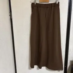 GU ロングフレアスカート ブラウンのサムネイル